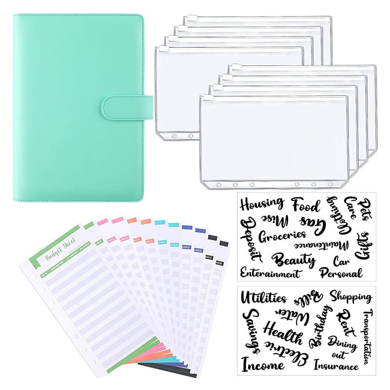 mamymarket™-Budget Binder Book With Cash Envelopes