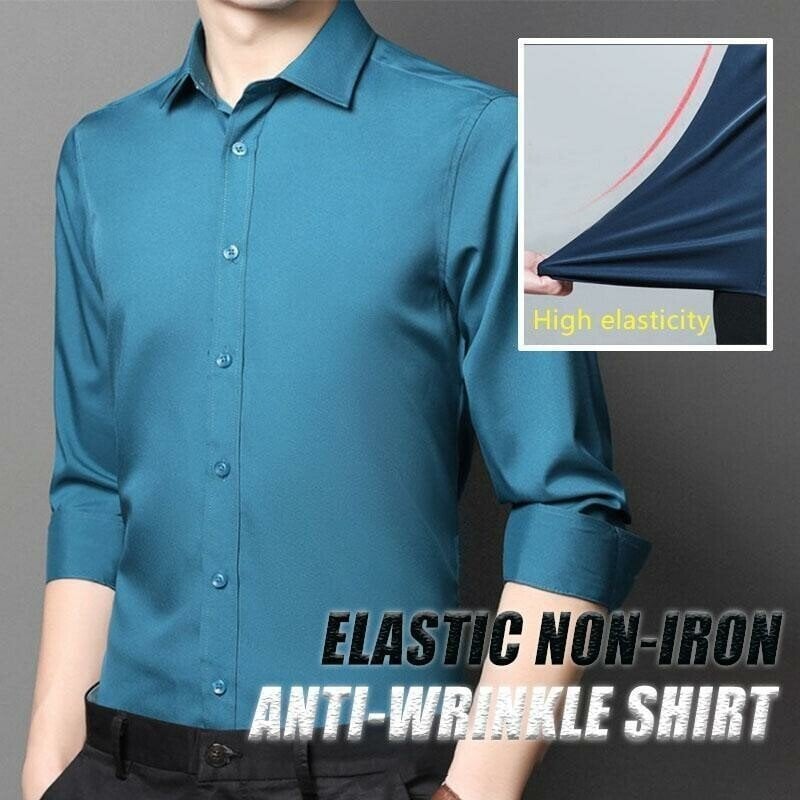 BREATHABLE HIGH ELASTICITY ANTI-WRINKLE SHIRT(2 pcs Free Shipping)