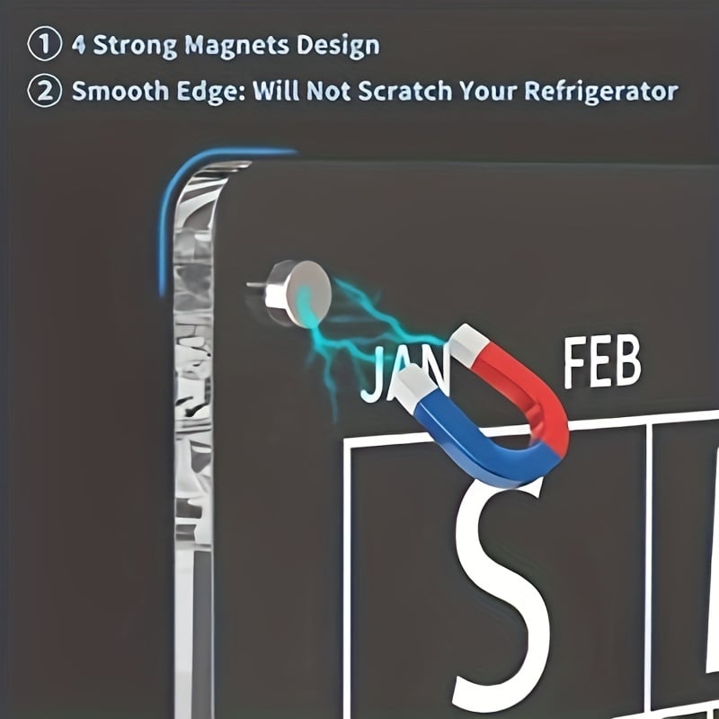 mamymarket™-Magnetic Schedule Planner For Fridge[Permanently reusable]