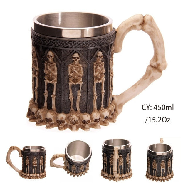 Fantasy Adventure Resin / Stainless Steel Mug