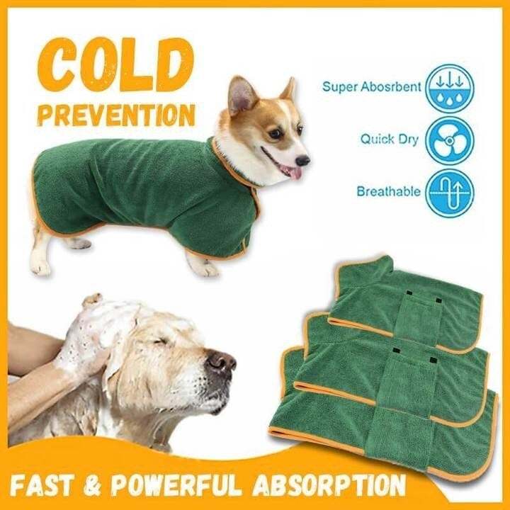 mamymarket™ - Super absorbent pet bathrobe