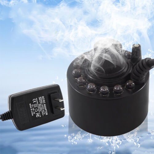 (🎃Early Halloween Sale )12 LED light Ultrasonic Mist Maker Fogger