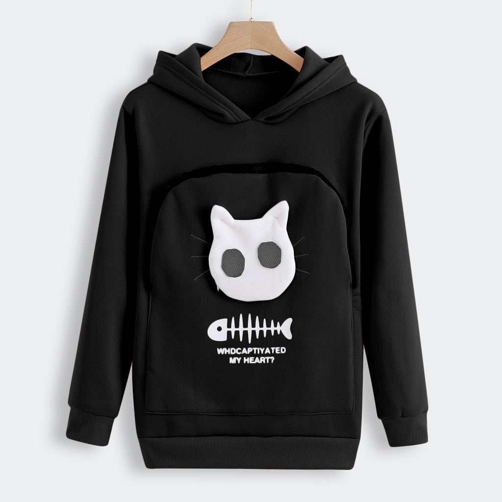 mamymarket™-Cat Lovers Hoodie Cuddle Pouch