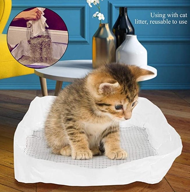 mamymarket™-Reusable Cat Litter Liners Bag