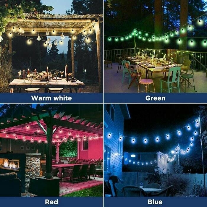 🔥Last Day 49% OFF🔥 - Waterproof Solar Powered LED Outdoor String Lights