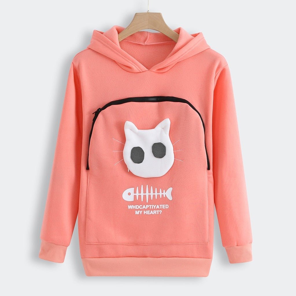 mamymarket™-Cat Lovers Hoodie Cuddle Pouch