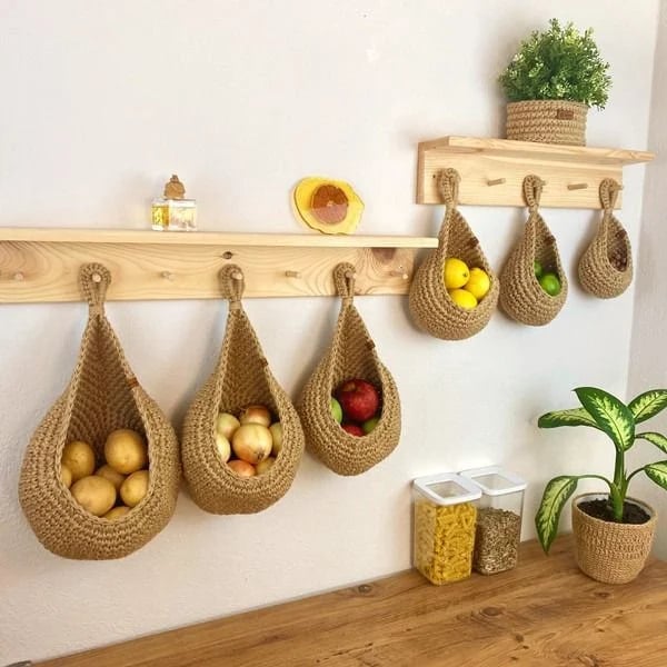 Last Day 70% Discount🔥Hanging Wall Vegetable Fruit Baskets