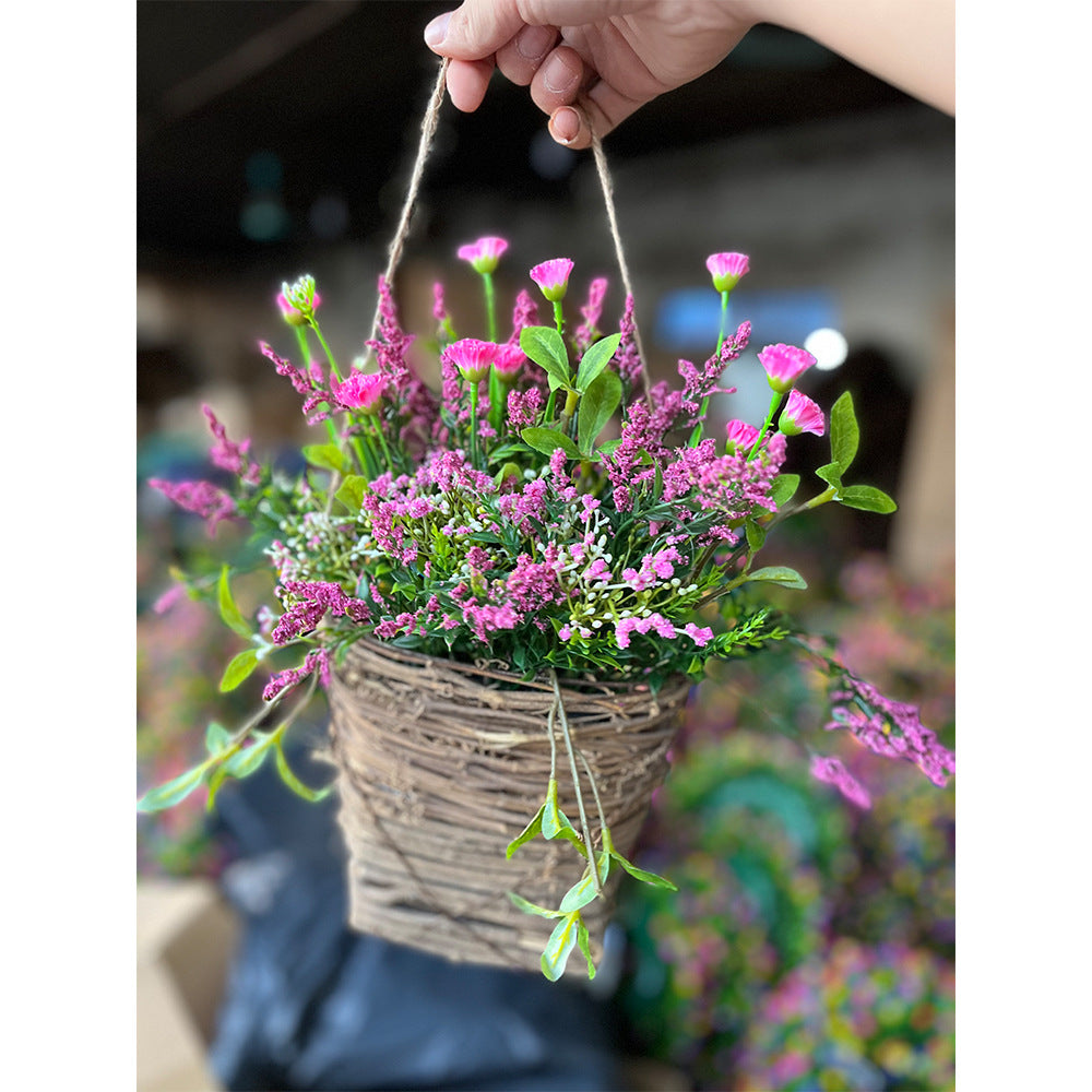 🎁🔥Last Day Promotion -50% OFF💐Cream Hydrangea Door Hanger Basket Wreath