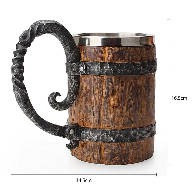 Viking Barrel Mug(Large:550ml)