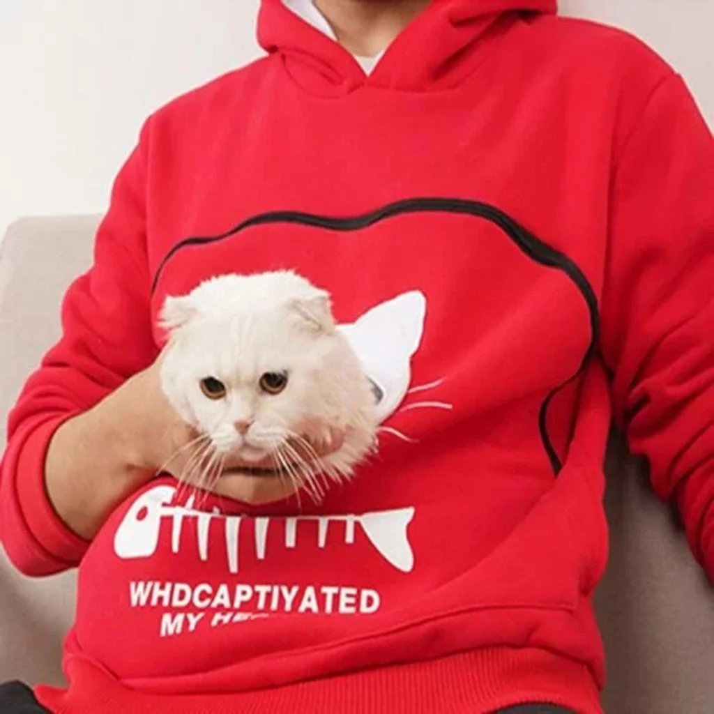 mamymarket™-Cat Lovers Hoodie Cuddle Pouch