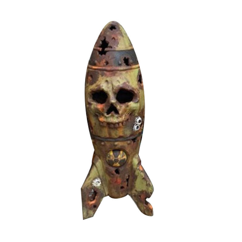 The Skull Bomb - Small Nuclear Warhead Decor