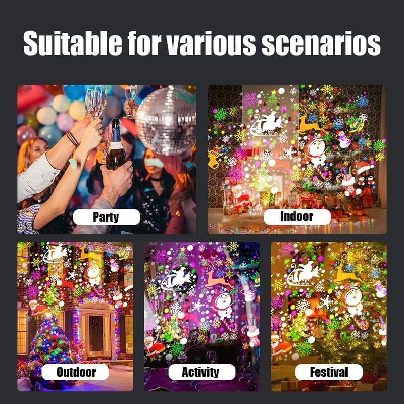 🎉Buy 2 Get 1 Free🎁 - LED Christmas Projection Lamp