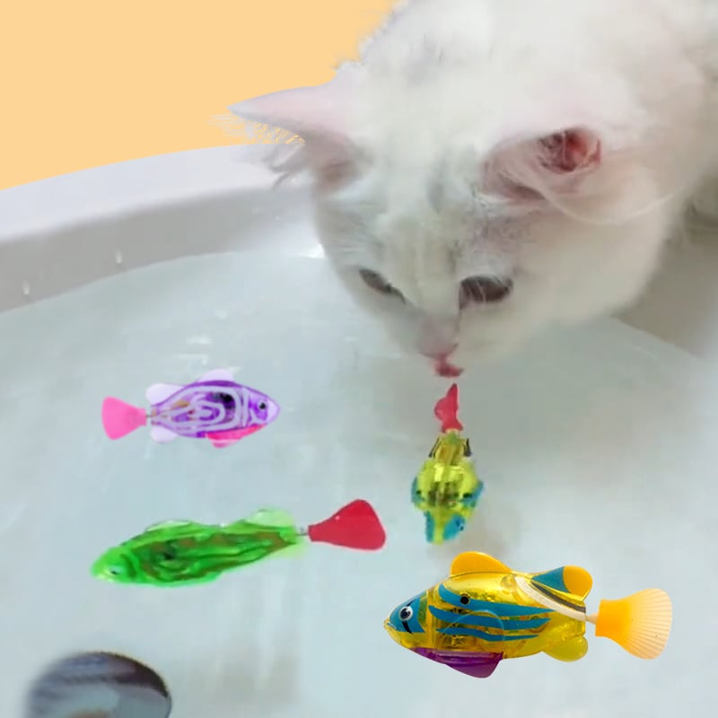 mamymarket™-Electric Fish Cat Toys