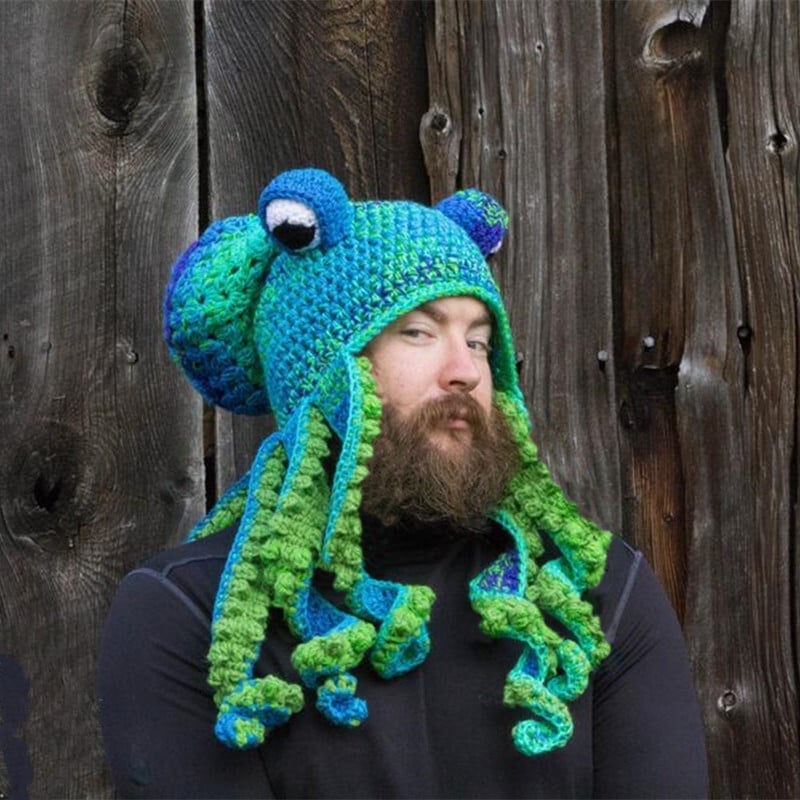 Crochet Octopus Hat —— A very good birthday/Christmas gift