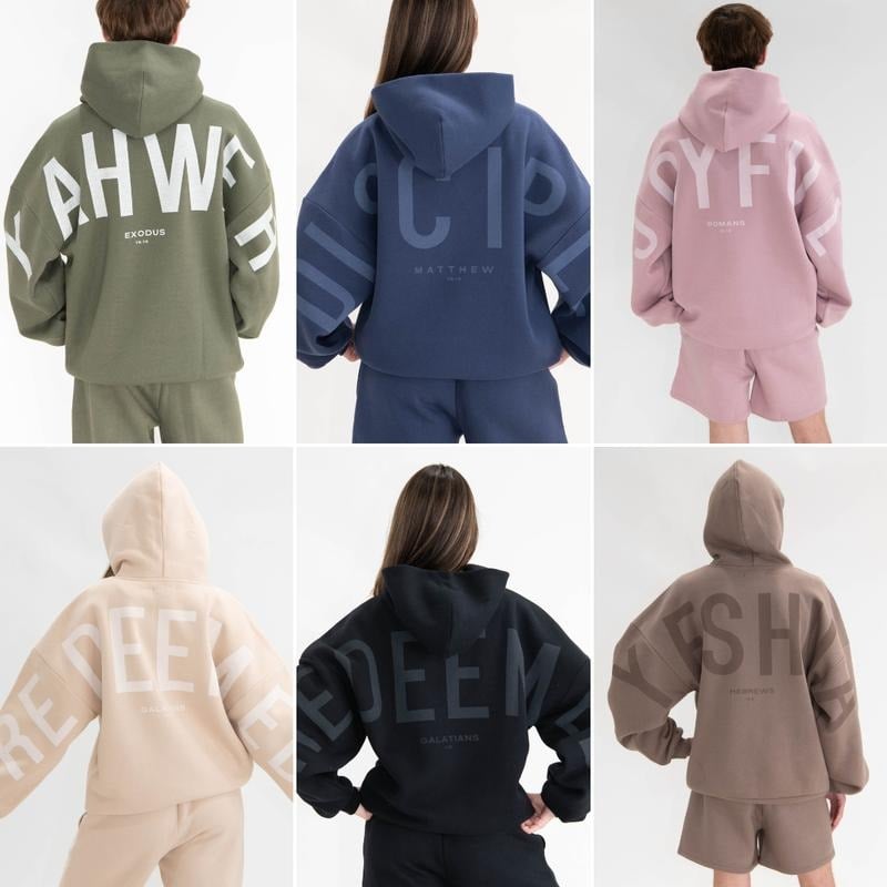 💖✝ Essential Hoodie-Oversized Christian Heavyweight Faith Sweatshirt