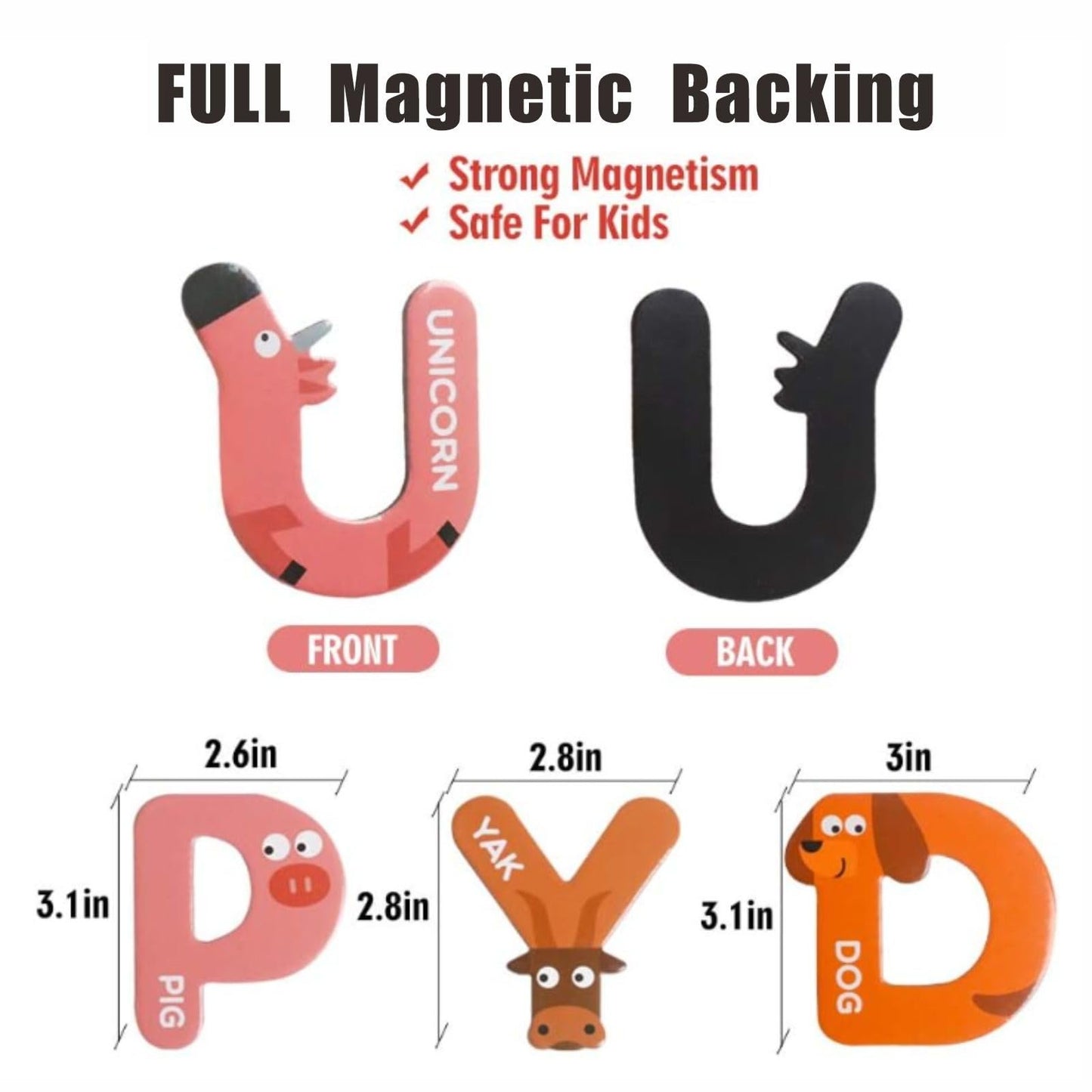 mamymarket™-Animal-shaped Magnetic Alphabet