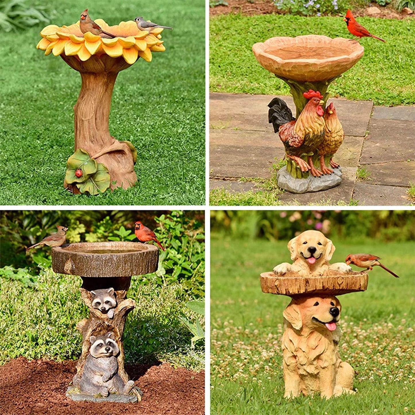 💥Clearance Sale 49% OFF - Creative Animals Sculpture Bird Feeders