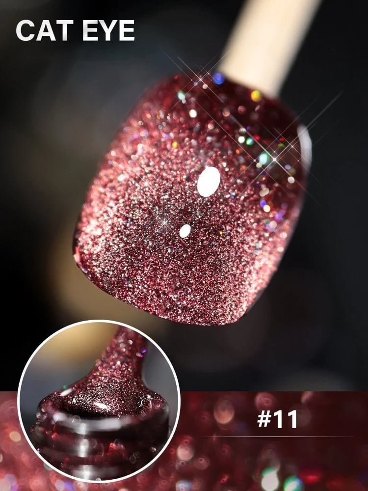 49% OFF🔥Laser Diamond Cat Eye Nail Polish🎁