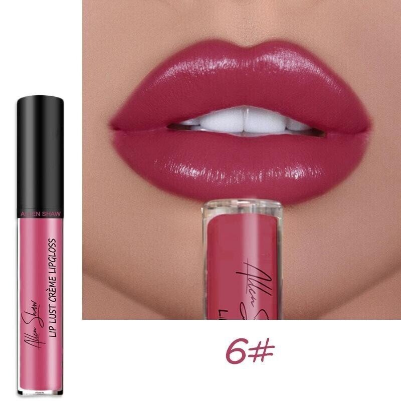 12 Color Cream Texture Lipstick Waterproof.