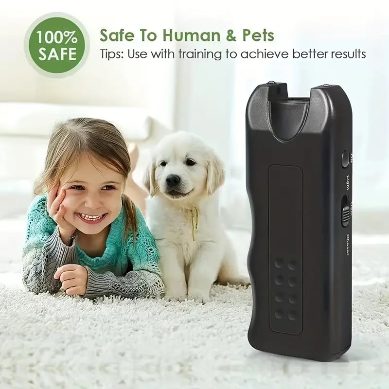 🔥Last Day Sale🔥-Handheld Bark Control Luminous Ultrasonic Dog Repeller