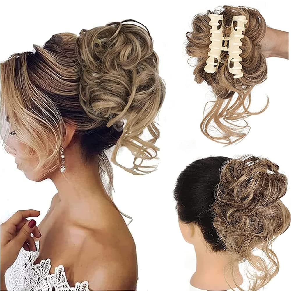 Curly Bun Hair Piece