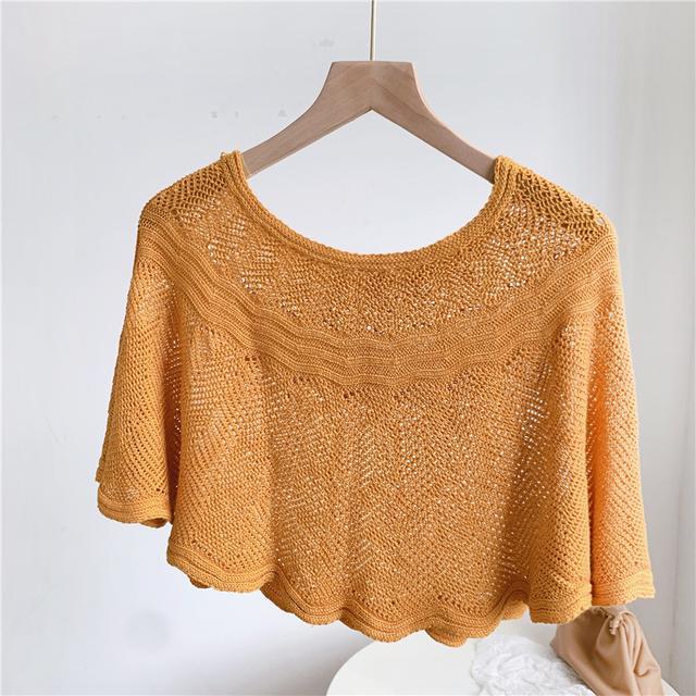 Knitted Sun-proof Ice Silk Shawl