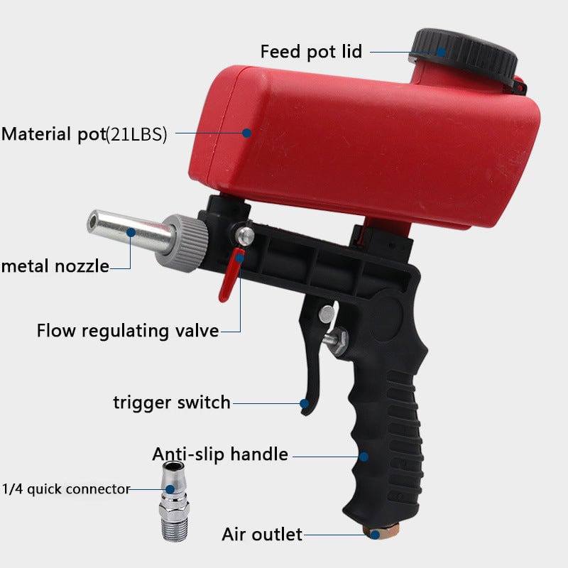 mamymarket™-🔥Summer Hot Sale Promotion-49% OFF✨-Portable Pneumatic Sandblasting Gun