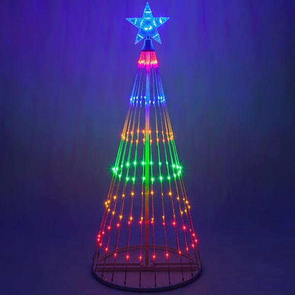 🌈Early Christmas Discounts🎄Multi-color LED animated outdoor Christmas tree