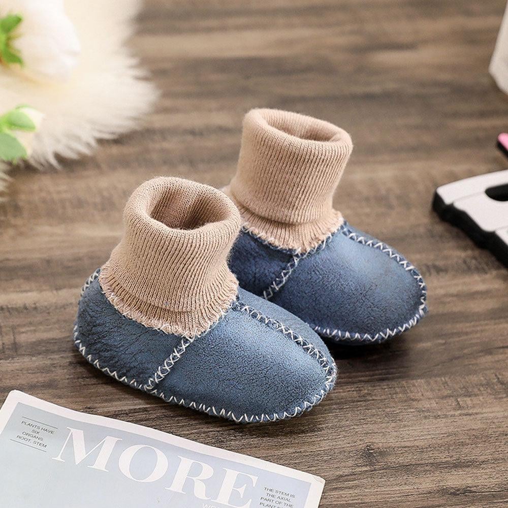 mamymarket™-Multiple Colors - Warm Fur Baby Sock Shoes