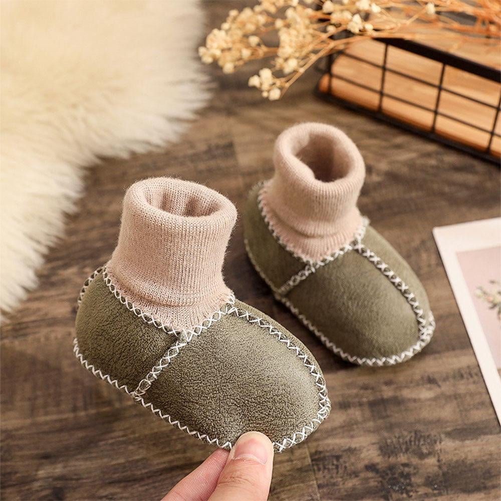 mamymarket™-Multiple Colors - Warm Fur Baby Sock Shoes