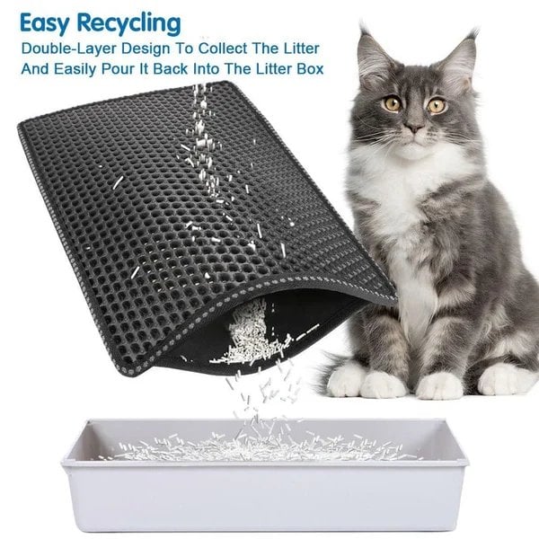 mamymarket™-Foldable Cat Litter Mat