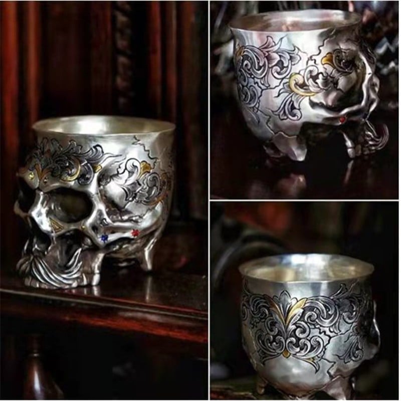 Holy Grail of life - Handmade Silver Wine Cup