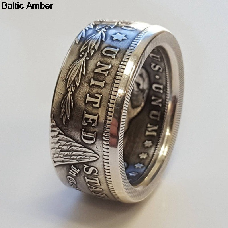 Morgan Silver Dollar Coin Ring