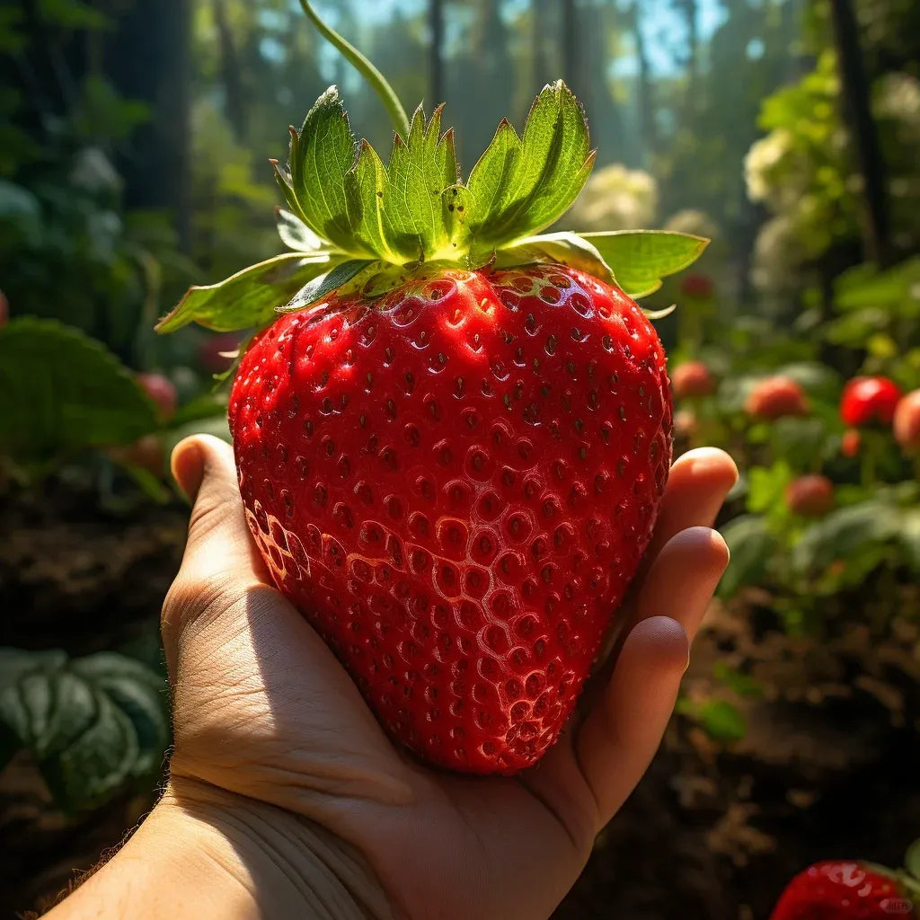 Last Day 70% OFF-  🍓Four Seasons giant strawberry cream seeds- 100% Germination