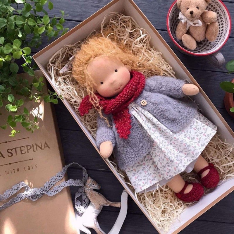 ALL🎁🎁The Best Gift for Kids-Handmade Waldorf Doll👧(Buy2 Free Shipping)