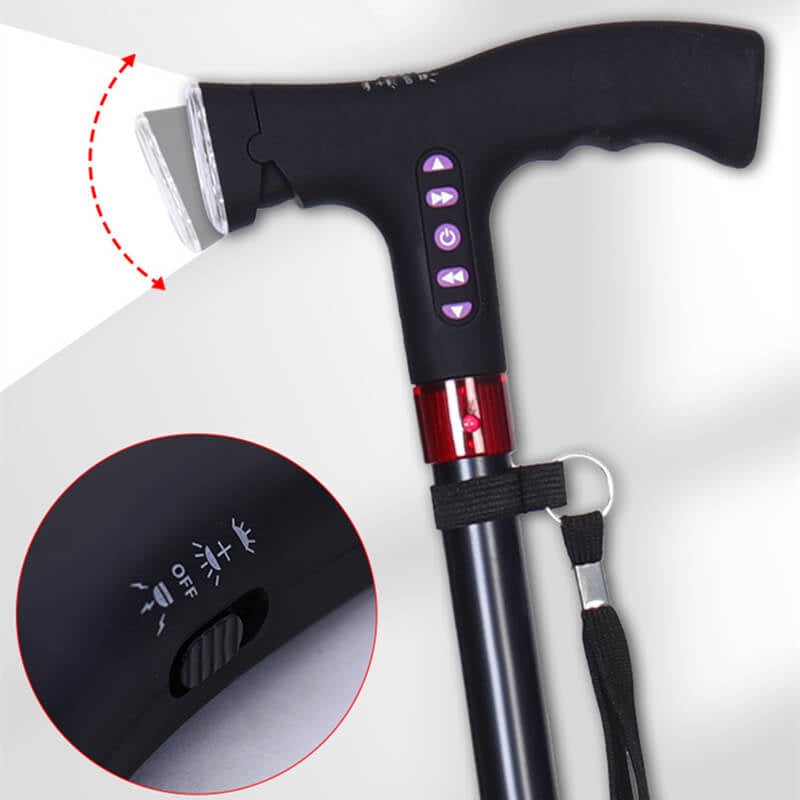 Smart Walking Cane With Automatic Alarm When The Elderly Fall Down ...