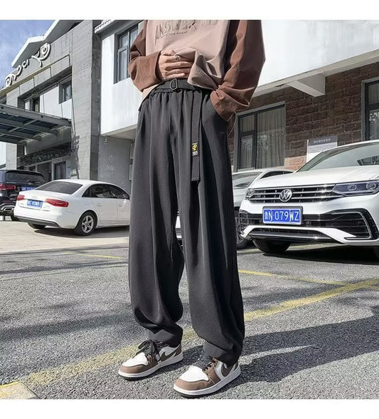 Loose Fit Wide Leg Vintage Elastic Waist Casual Pants (Buy 2 Free Shipping)