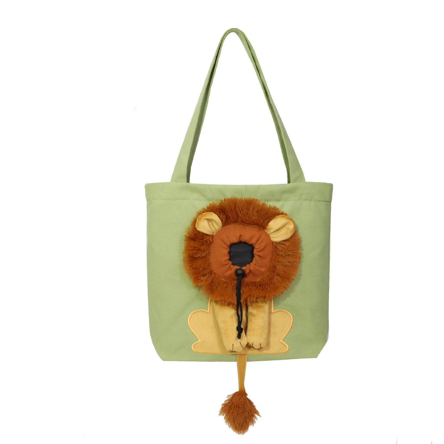 mamymarket™-Lion-Shaped Pet Canvas Shoulder Bag