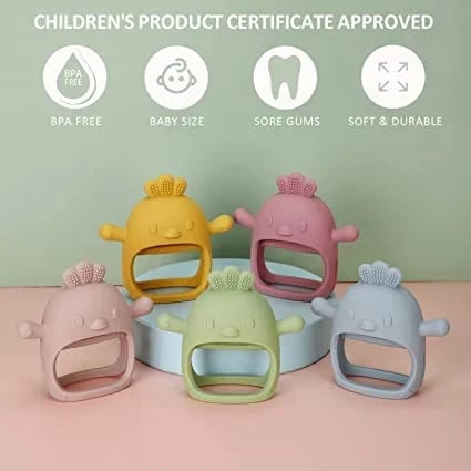 mamymarket™-Baby Teether Chick Gloves