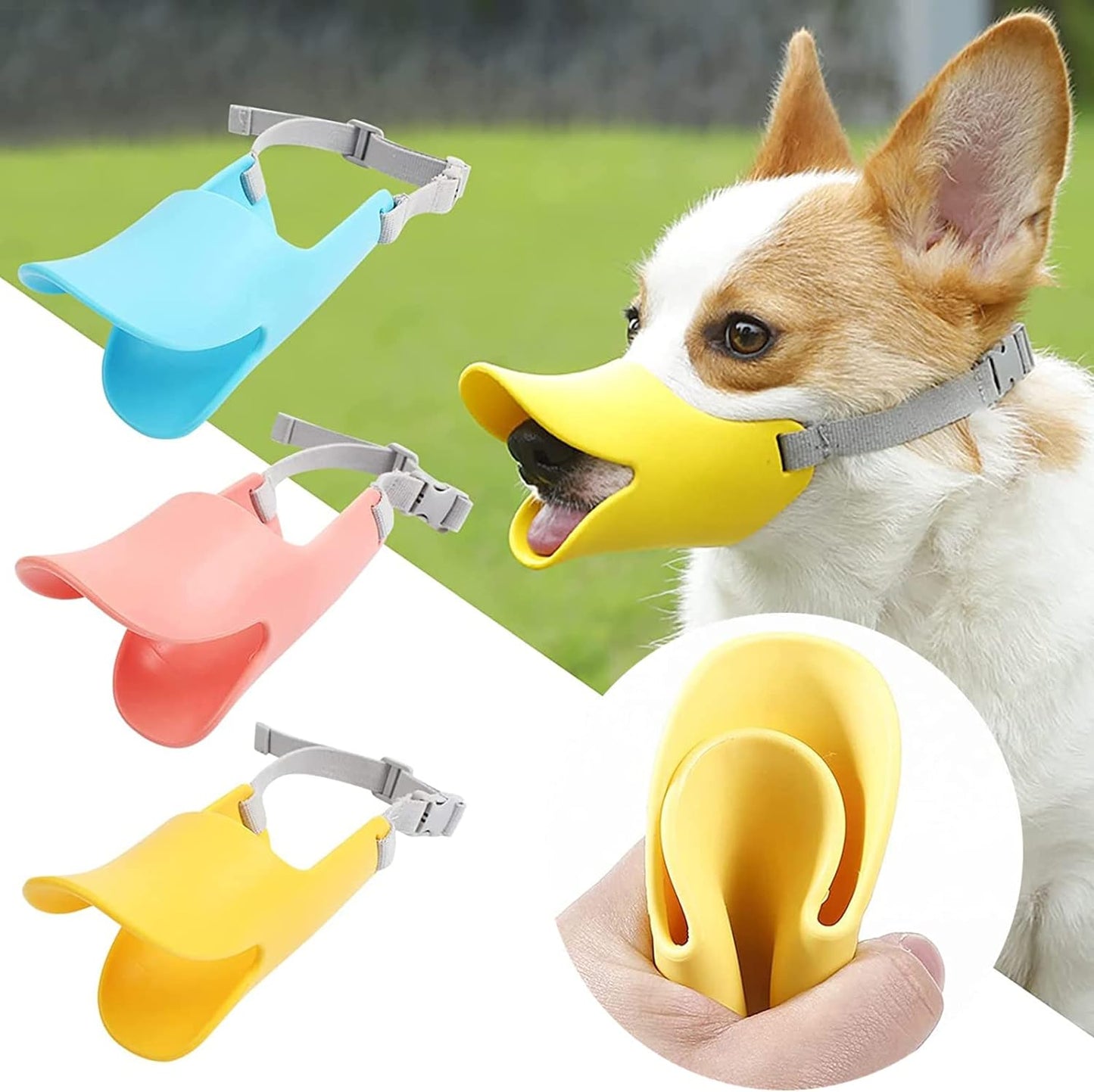 mamymarket™-Anti Bite Duck Mouth Shape Dog Mouth Covers