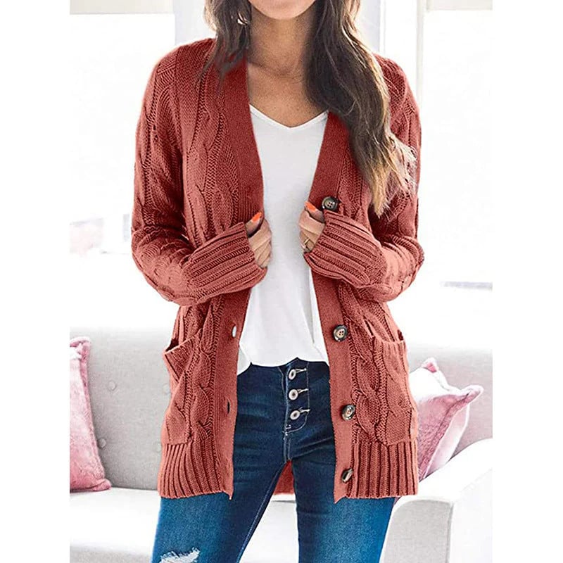 🔥 Women's Autumn Midi-Length Knit Sweater