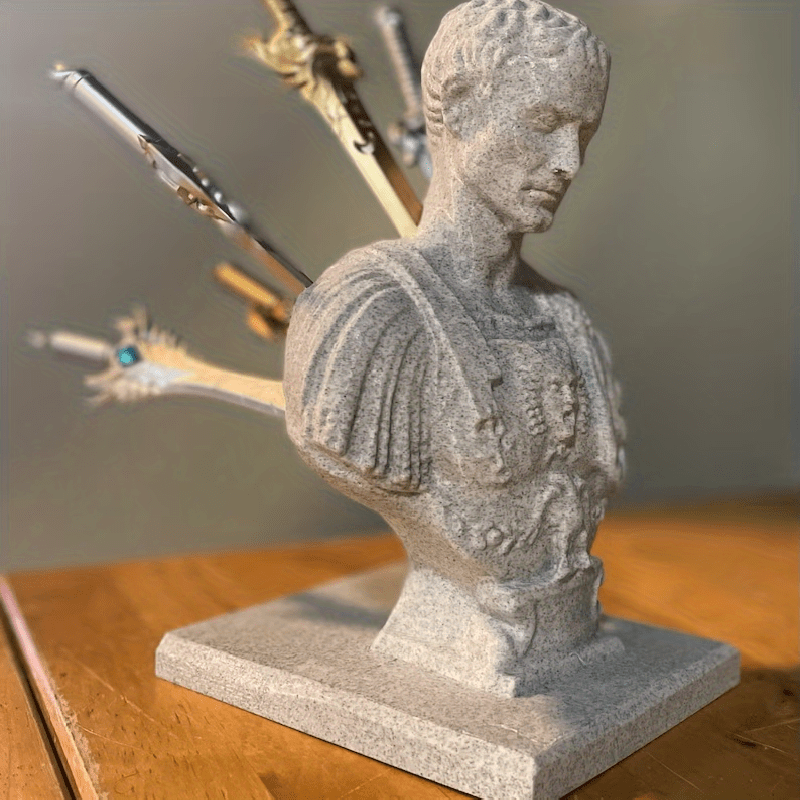 mamymarket™- Julius Caesar Desk Pen Holder