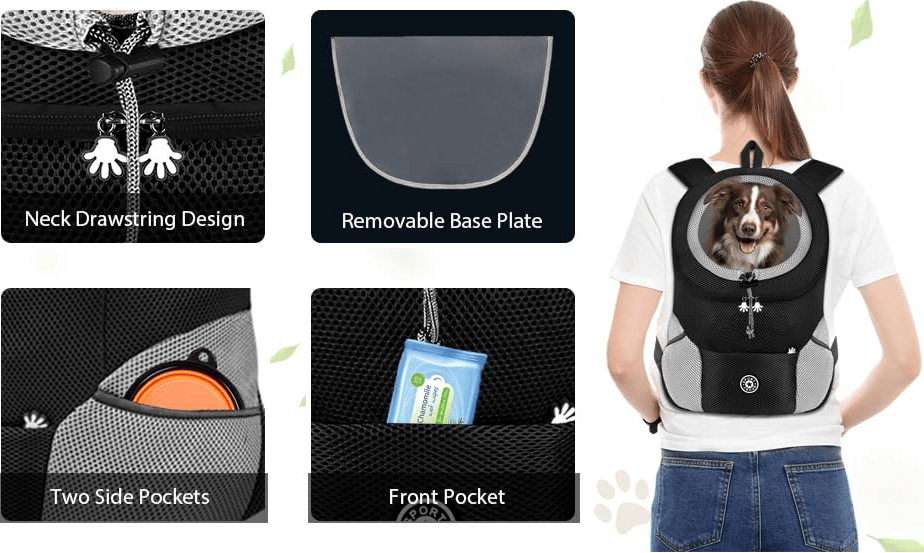 mamymarket™-Dog Backpack Ergonomic Design Pet Backpack