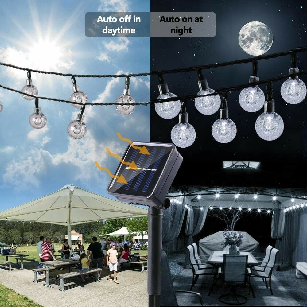 🔥Last Day 49% OFF🔥 - Waterproof Solar Powered LED Outdoor String Lights