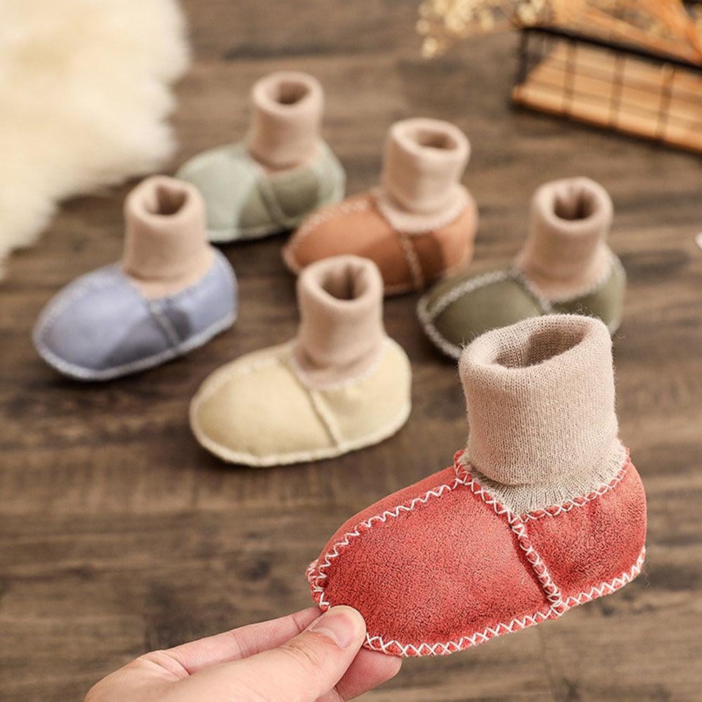 mamymarket™-Multiple Colors - Warm Fur Baby Sock Shoes