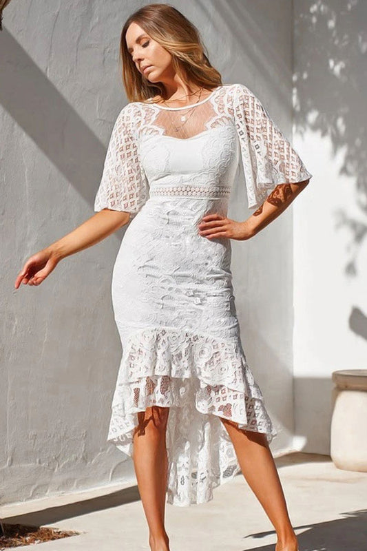 Lace Slim Fishtail Women's Dress