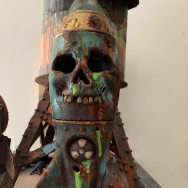 The Skull Bomb - Small Nuclear Warhead Decor