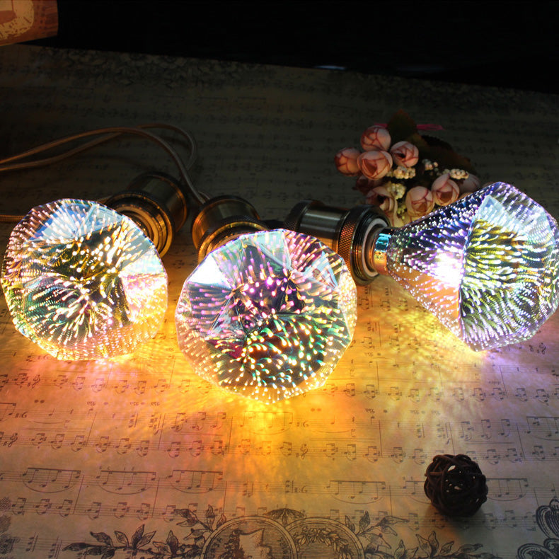 3D Fireworks LED Light Bulb