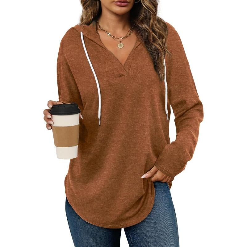 🍂Loose-fitting hooded sweatshirt