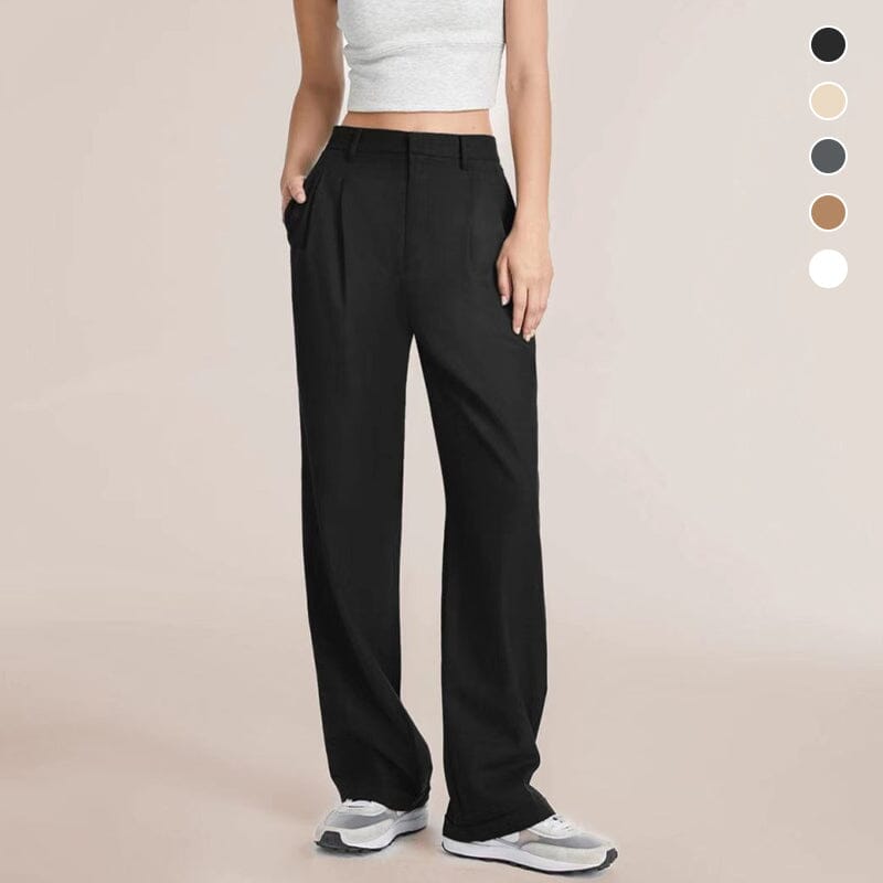 Effortless Tailored Wide Leg Pants